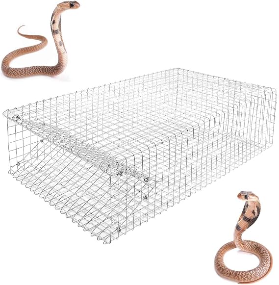 The Amazing Humane Snake Trap (Small) - Catches and Release All Kinds of Snakes - Reusable!