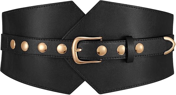 Wide Waist Belt for Women Elastic Stretchy Belt for Daily Dress Costume