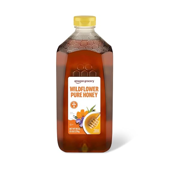 Amazon Grocery, Wildflower Pure Honey, 80 Oz