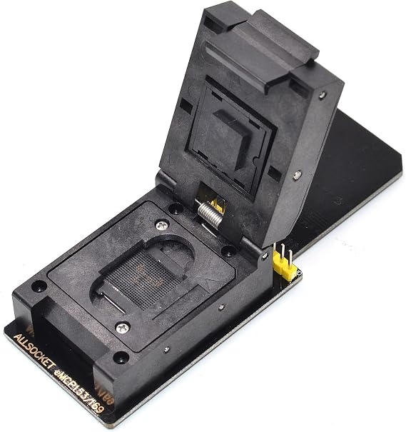 IC Socket BGA Adapter,eMMC169/153 IC Reader with SD Interface BGA169/153 Adapter Flash Memory Data Recovery Reader Chip-Off Tool Retrieve Data for Most Broken Android Phone