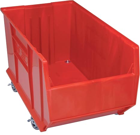 FSE 373-QUS996MOBRD Hulk 36" Container, Mobile, 35-7/8"L x 19-7/8"W x 20-1/2"H, high Impact Stackable, autoclavable up to 250F, red