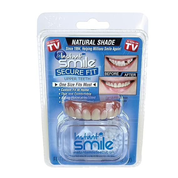 Instant Smile Secure Fit Upper Teeth Veneer -