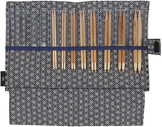 Seeknit KA58920-04 Circular Knitting Needles Set, Bamboo, Black, Medium/Large