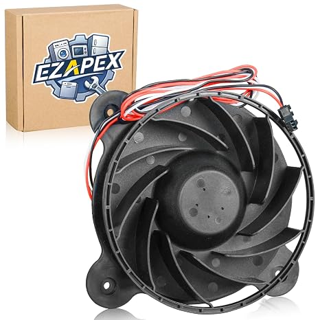 XY12032BM Refrigerator Fan Compatible with Galanz Upright Fridge Freezer Silent Exhaust Cooling Fan DC12V 0.26A 12012032mm