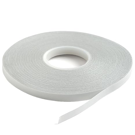 Tandy Leather Tanners Bond Adhesive Tape - Mess Free Alignment for Stitching and Sewing Projects - Thin Double Sided Tape for Precise Leathercraft Work - 5 mm x 20 m
