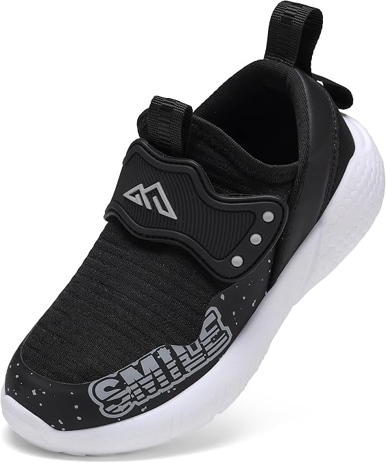 Boys Girls Lightweight Breathable Running Sneakers - Non Slip Athletic Tennis Shoes for Kids - Fashion Sport Walking Cushion Comfortt
