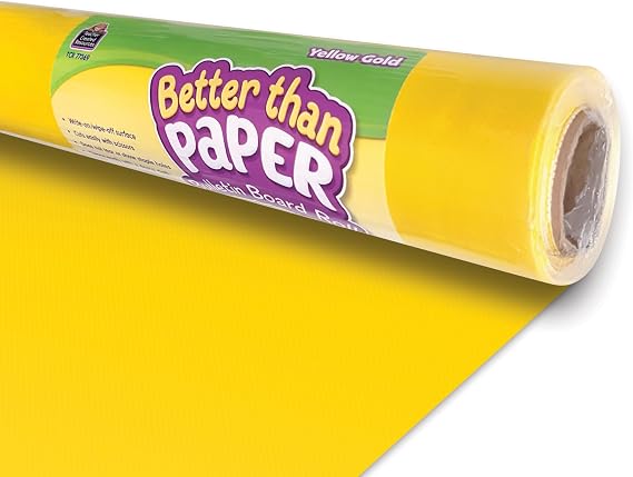Teacher Created Resources Yellow Gold Better Than Paper Bulletin Board Roll (TCR77369)