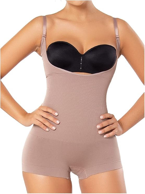 DIANE & GEORDI DJ10L4 Shapewear Bodysuit Short for Women | Fajas Colombianas