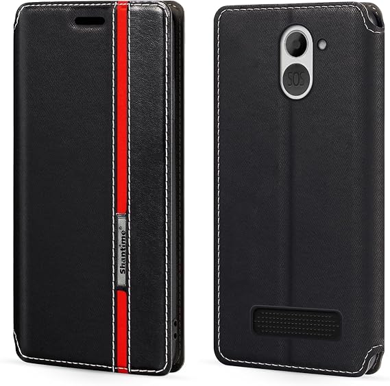 Flip Leather Case for Amico Smartphone XS - Black