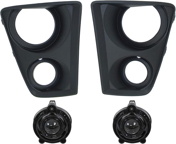 For 2012-2015 Camaro Zl1 Model Front Bumper Fog Light Bezel Trim W/bulb 4pcs Gm2593157 Gm2593157 Gm1038143 Gm1039143