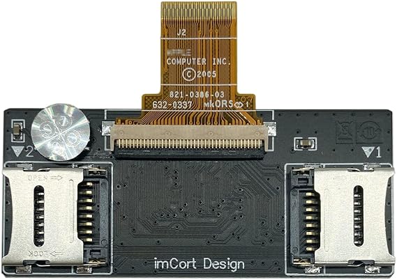 FIP02 Dual Micro SD Adapter for iPod Classic iPod Video 5th 5.5th 6th 6.5th 7th 7.5th TF Card Adapter Replace MK8022GAA MK1634GAL MK1231GAL