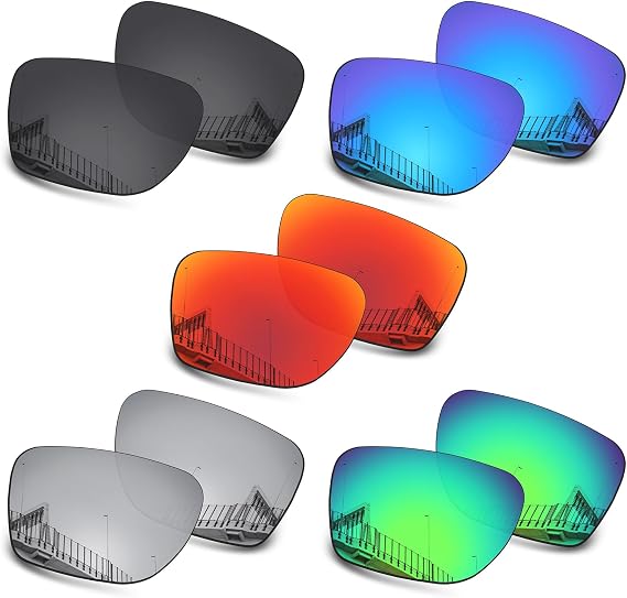 Well-aimed Replacement Lenses Compatible with Roka Barton E3506 56mm Sunglasses - Value Pack 501