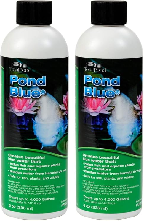 TotalPond Pond Blue, 8-Ounce (w k)