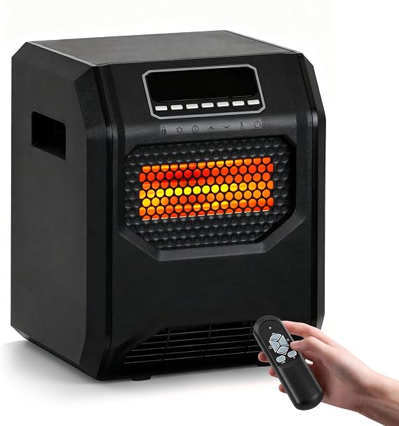 RealSmart 1500W Infrared Space Heater for Indoor Use