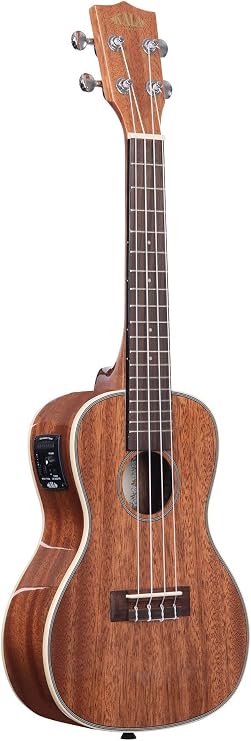 Kala KA-CGE Gloss Mahogany Concert Ukulele with Electronics Natural