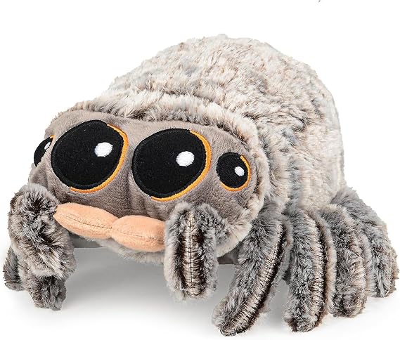 Halloween Spider Plush Toy, 8.2 inch Cute Big Eyes Spider Stuffed Animal | Simulation Animals Plush Toy, Halloween and Christmas Birthday Gift for Kids Adult
