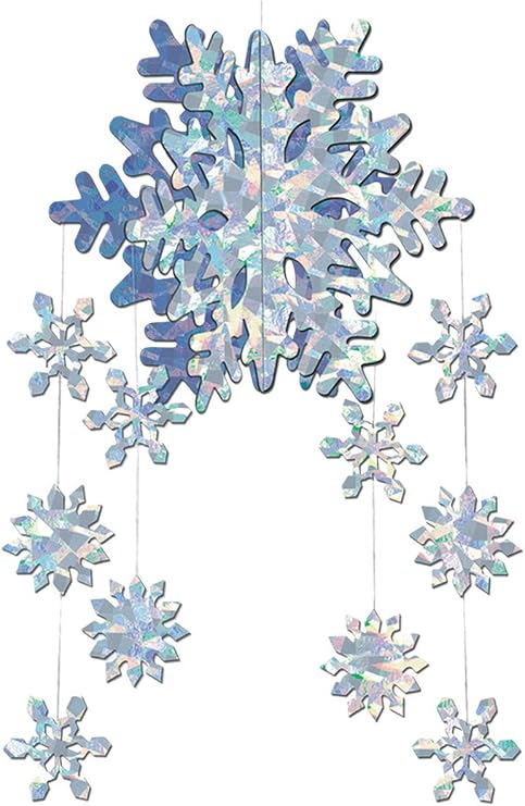 3-D Snowflake Mobile
