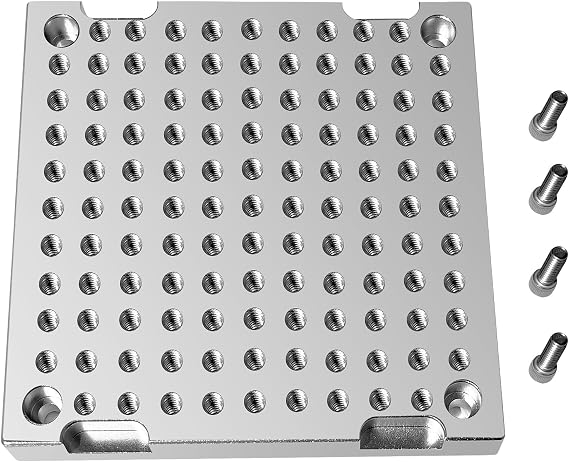6" x 6" x 1/2" MIC 6 Aluminum Fixture/Sacrificial Plate, Mini Pallet