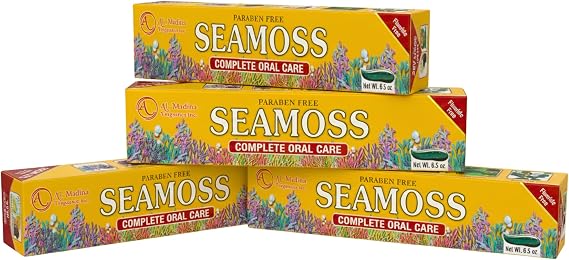 Toothpaste Pack of 4 Sensitive Teeth Relief, Fresh Breath with Clove, Tea Tree, Neem, Babool & Eucalyptus Paraben Free, Halal