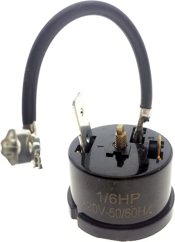 6Pcs Round Compressor Overload Thermal Protector Relay Starter for 1/6 HP 220V 125W Refrigerator