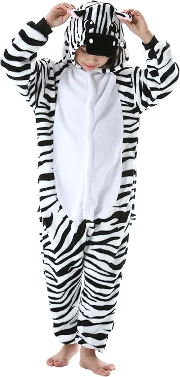 ATOZ Onesie for Kids, Animal Pajamas Halloween Cosplay Costume Girls Boys