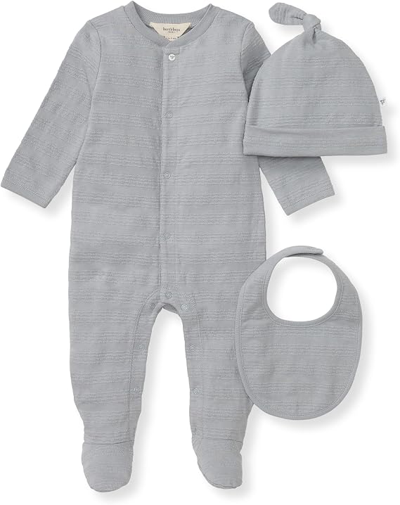 Burt's Bees Baby Baby Jumpsuit, 100% Organic Cotton One-piece Outfit Coverall