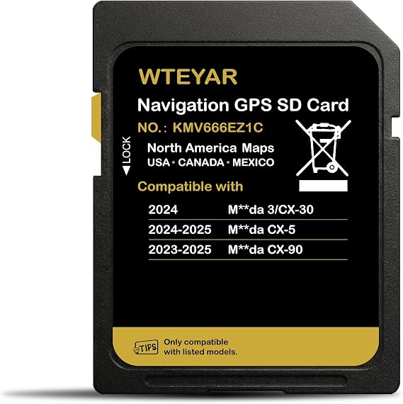 KMV666EZ1C Nav SD Card Offline GPS for Mazda CX-5/3/30/90