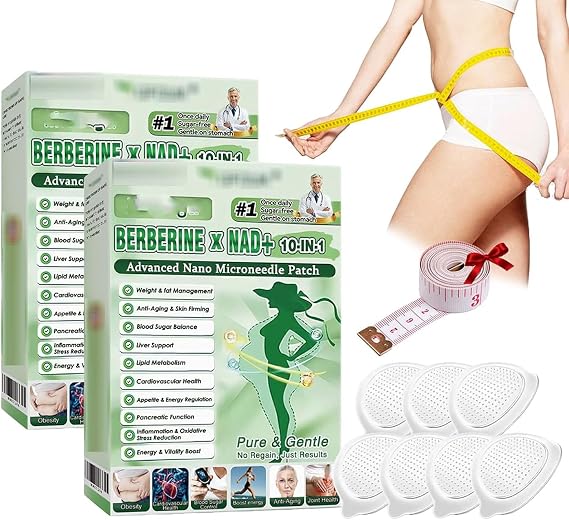Berberine Patches, Moringa 10-In-1 Advanced Nano Microneedle Patch, Moringa And Berberine Micro Needle Patch, For All Skin Types