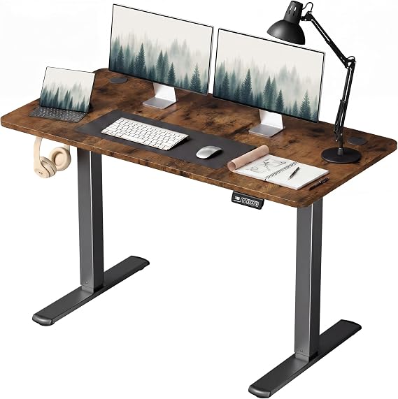 Furmax 48 Inches Electric Height Adjustable Standing Desk Home Office Desk