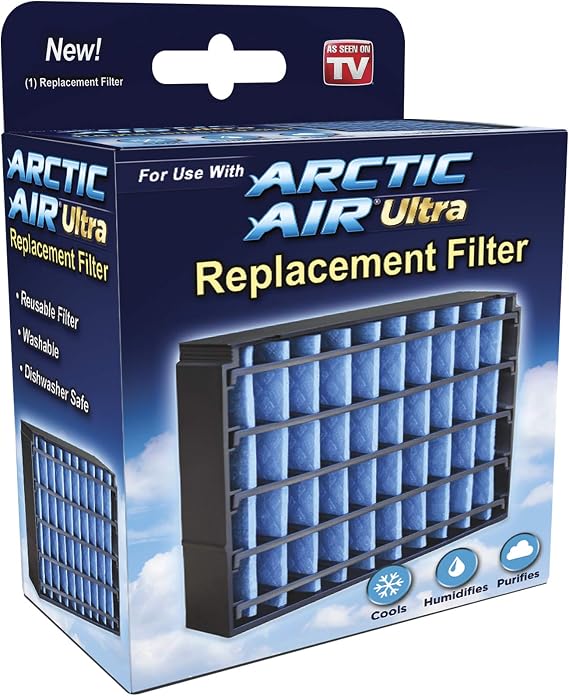 Ontel AAUF-MC12/4 Arctic Air Ultra Filter, 1 Count (Pack of 1), Blue