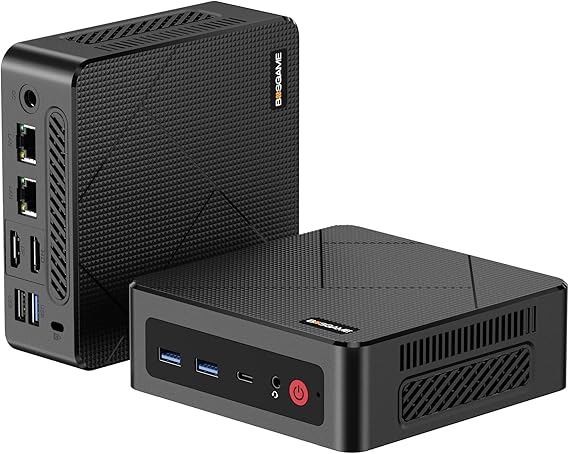 BOSGAME E4 Air Mini PC, AMD Ryzen 5 3500U 8GB DDR4 256GB SATA SSD
