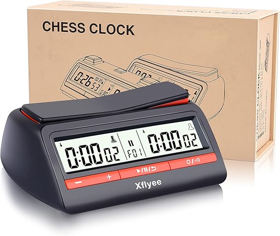 Digital Chess Clock Countup Down Chess Game Timer with Alarm Function Basic Digital Chess Clock Game Timer
