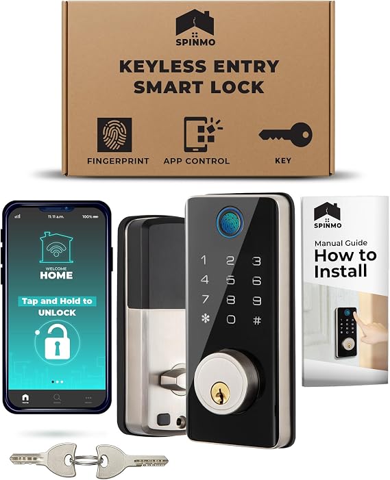 Keyless Smart Lock Entry Door Lock with Electronic Digital Keypad