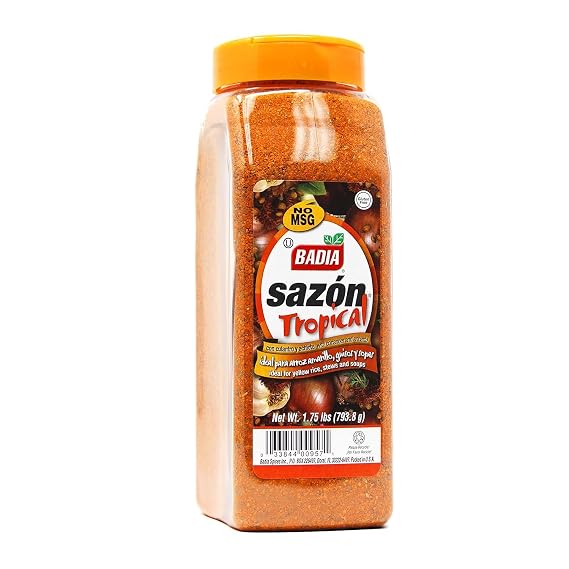 Badia Sazon Tropical with Coriander & Annatto, con Culantro y Achiote 28 oz