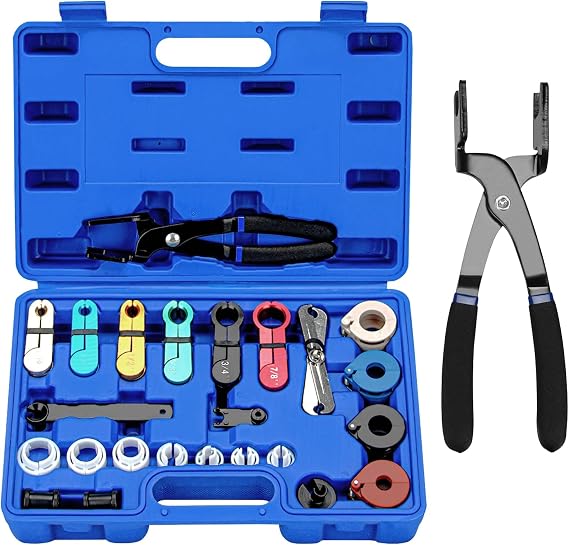 Master Quick Disconnect Tool Kit with Fuel and AC Disconnect Pliers Fuel Line Disconnect Tool Set AC Line Removal Tool