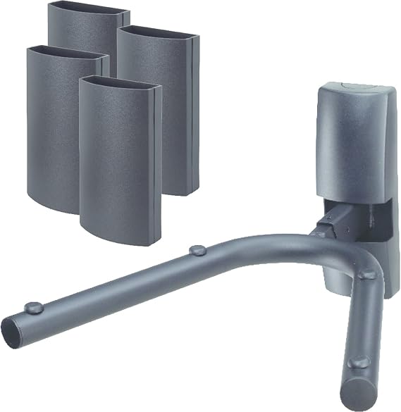 Sanus AV Component Wall Mount / Shelf with 4 Cable Tunnels - Black - SANA1A-B1
