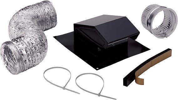 Broan-NuTone RVK1A Roof Vent Kit, Black