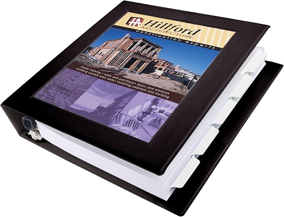 Avery Heavy-Duty Framed View 3 Ring Binder, 1.5" Ring, 1 Black Binder | For Heavy School, Home and Office Use, Reinforced Vinyl Cover, One Touch EZD Rings Open Easily, Full-Coverage Panels