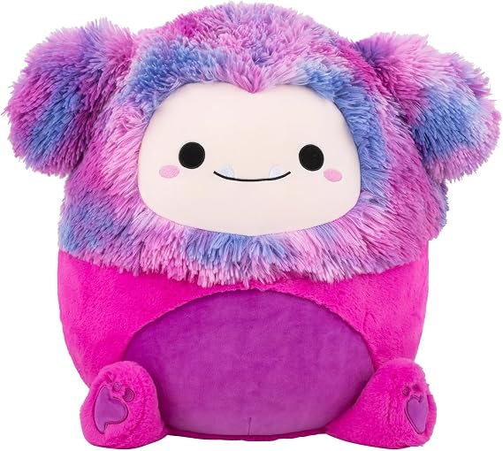 Squishmallows FuzzAMallow Official 16 inch Woxie The Magenta Bigfoot - Child's Ultra Soft Stuffed Plush Toy