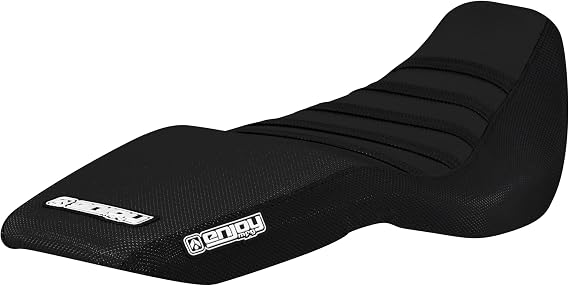Enjoy Mfg Seat Cover - Compatible with Honda 2016-2021 Grom MSX 125 SEAT Cover (All Black/Color Rib) - #177 (All Black/Black Ribs)