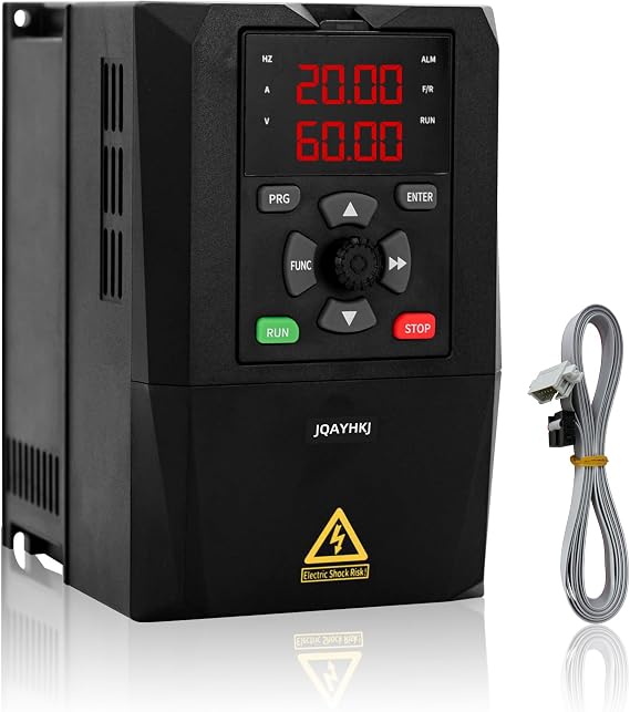 VFD 15KW 20HP 32A 380V-440V 3 Phase Input to 380V-440V 3 Phase Output 0-3200 HZ Variable Frequency Drive Inverter for Spindle Motor CNC Speed Control