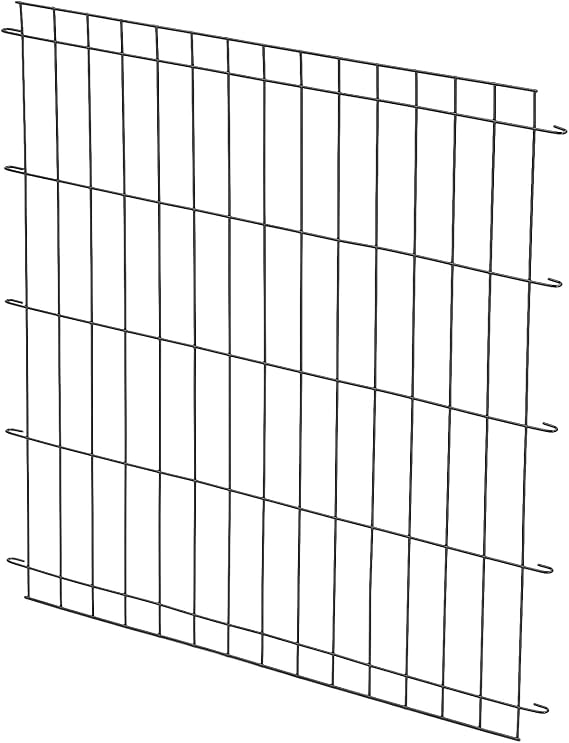 MidWest Homes for Pets Dog Crate Divider Panel for 48-inch Cages, Adjusts Living Space, Fits MidWest Models 1548, 1548DD, 1648, 1648DD, Black E-Coated, 10DP