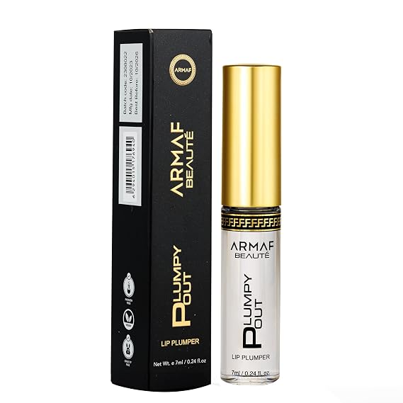 Armaf Beaute Plumpy Pout Lip Plumper - Plumping Lip Gloss, Super Hydrating, 7ml / 0.24 fl.oz