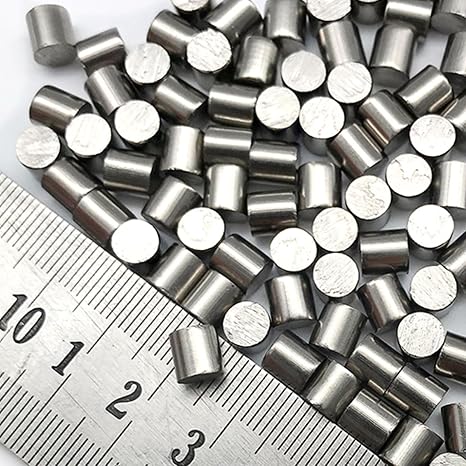 100 Grams 99.995% Pure Titanium Metal Particles Pellets Size 6mm x 6mm