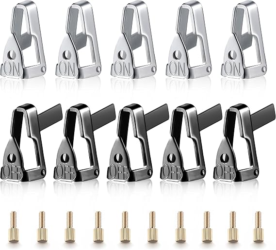 Dreyoo Time Switch Replacement Trippers Kit, 5 ON /5 Off /10 Screws