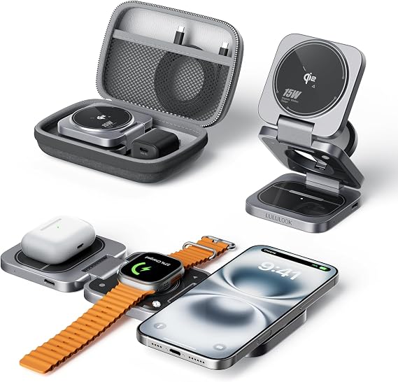 Qi2 MFi 3 in 1 Charging Station for Apple
