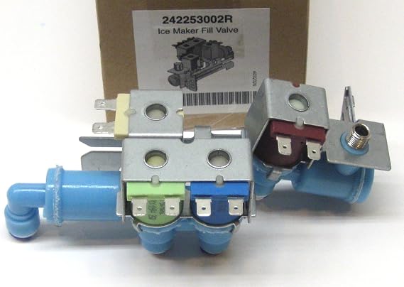 (KAS) Replacement Water Inlet Valve for Electrolux Frigidaire 242253002 AP5669874 PS7321353