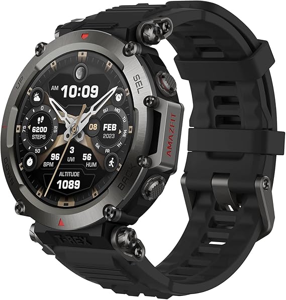 Amazfit T-Rex Ultra Smart Watch, 1.39" AMOLED Display, GPS, iOS/Android
