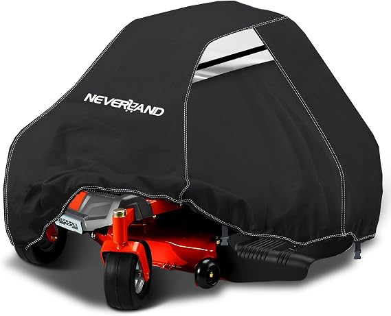 NEVERLAND Zero Turn Mower Cover Waterproof Fit Lawn Tractor up to 60" Decks
