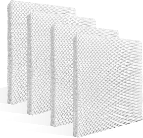 AEROiVi 4Pack Mesh Replacement Filters Compatible with LEVOIT Superior 6000S Smart Evaporative Humidifier,Washable and Reusable Mesh Fabric Humidifier Wick Filter Replacement